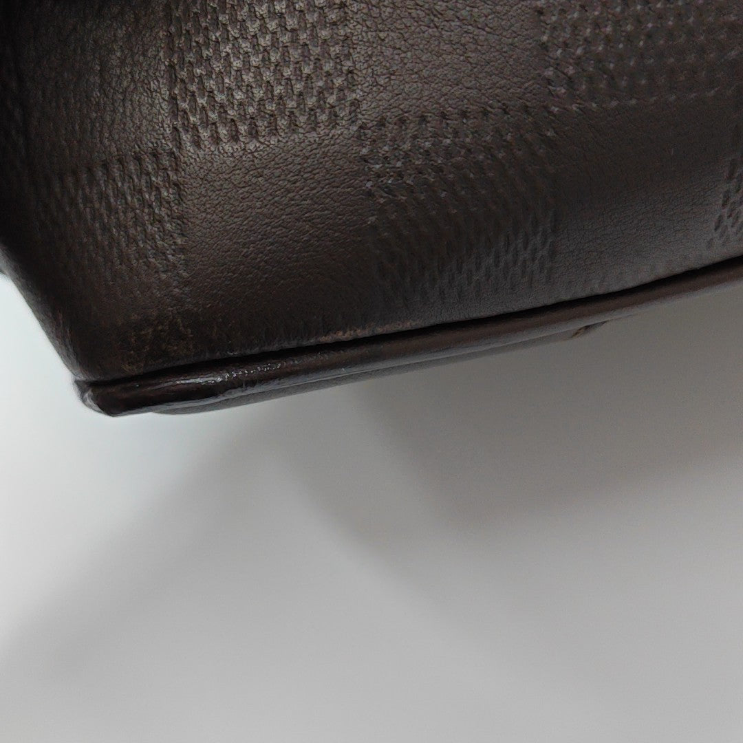 PORTE-DOCUMENTS Damier Ebene Calfskin Brown