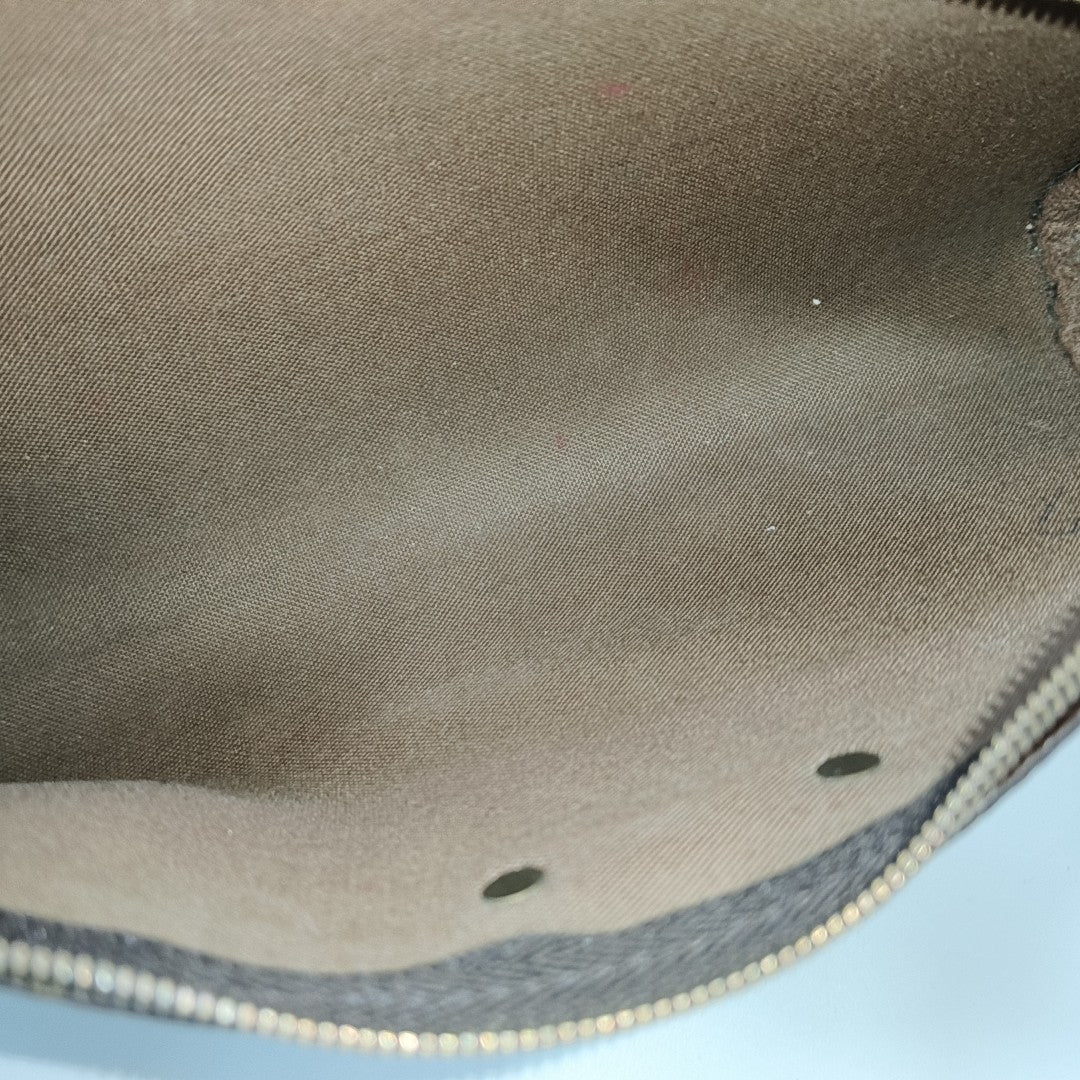 EVA Monogram Coated Canvas Brown