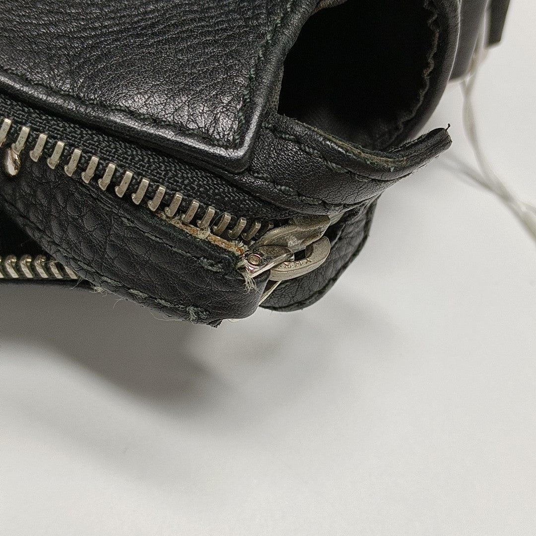 Calfskin Shoulder Bag Black