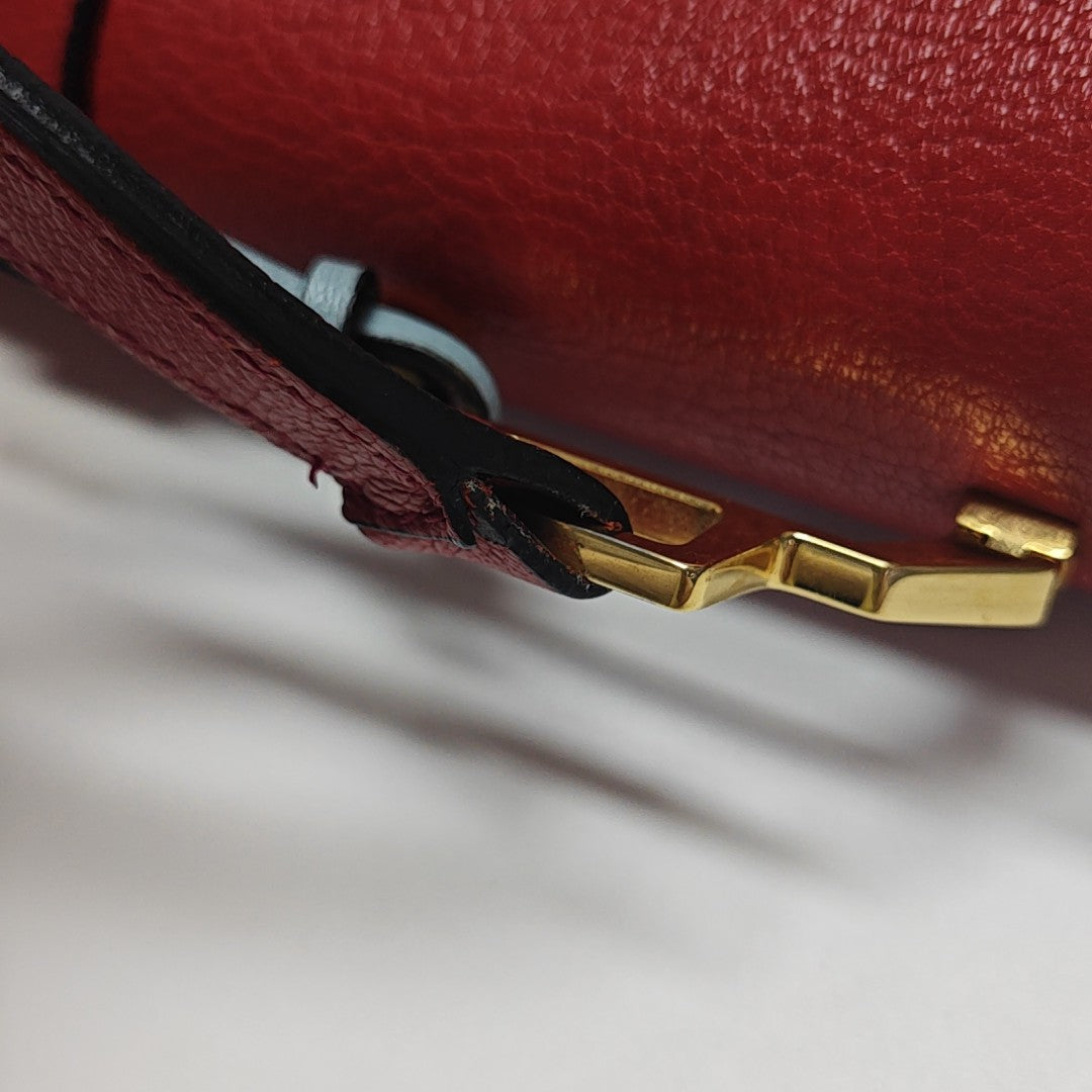 Calfskin Shoulder Bag Multicolor