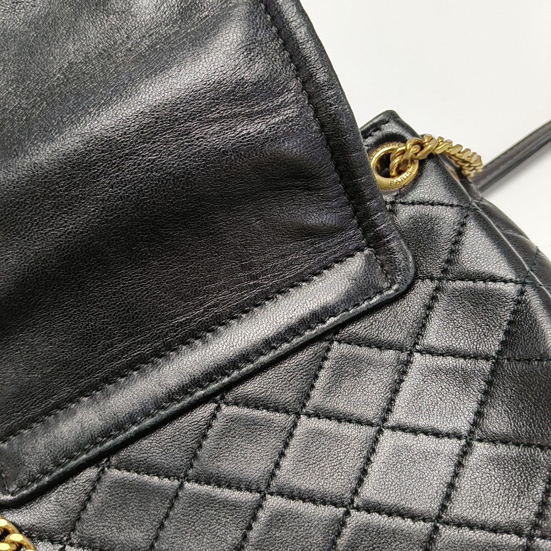 NOLITA Mini Quilted Lambskin Black