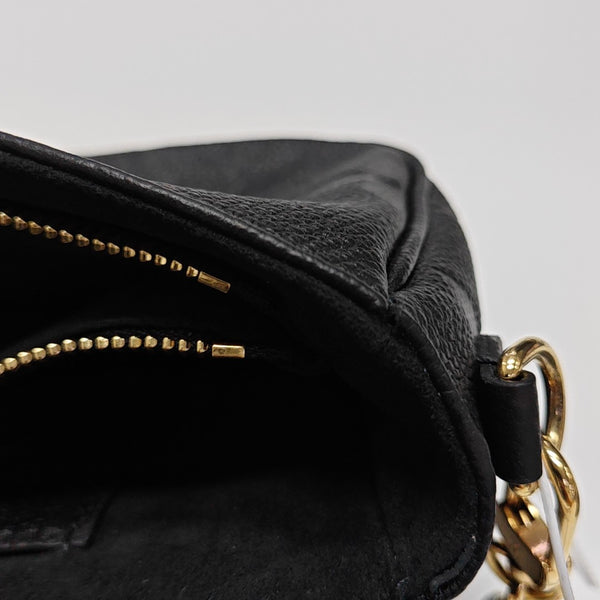 IVY Monogram Calfskin Black