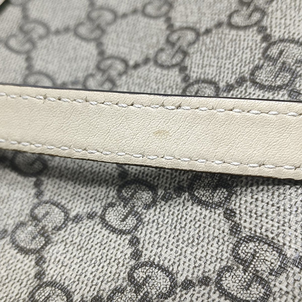 Padlock Small Monogram Coated Canvas Beige