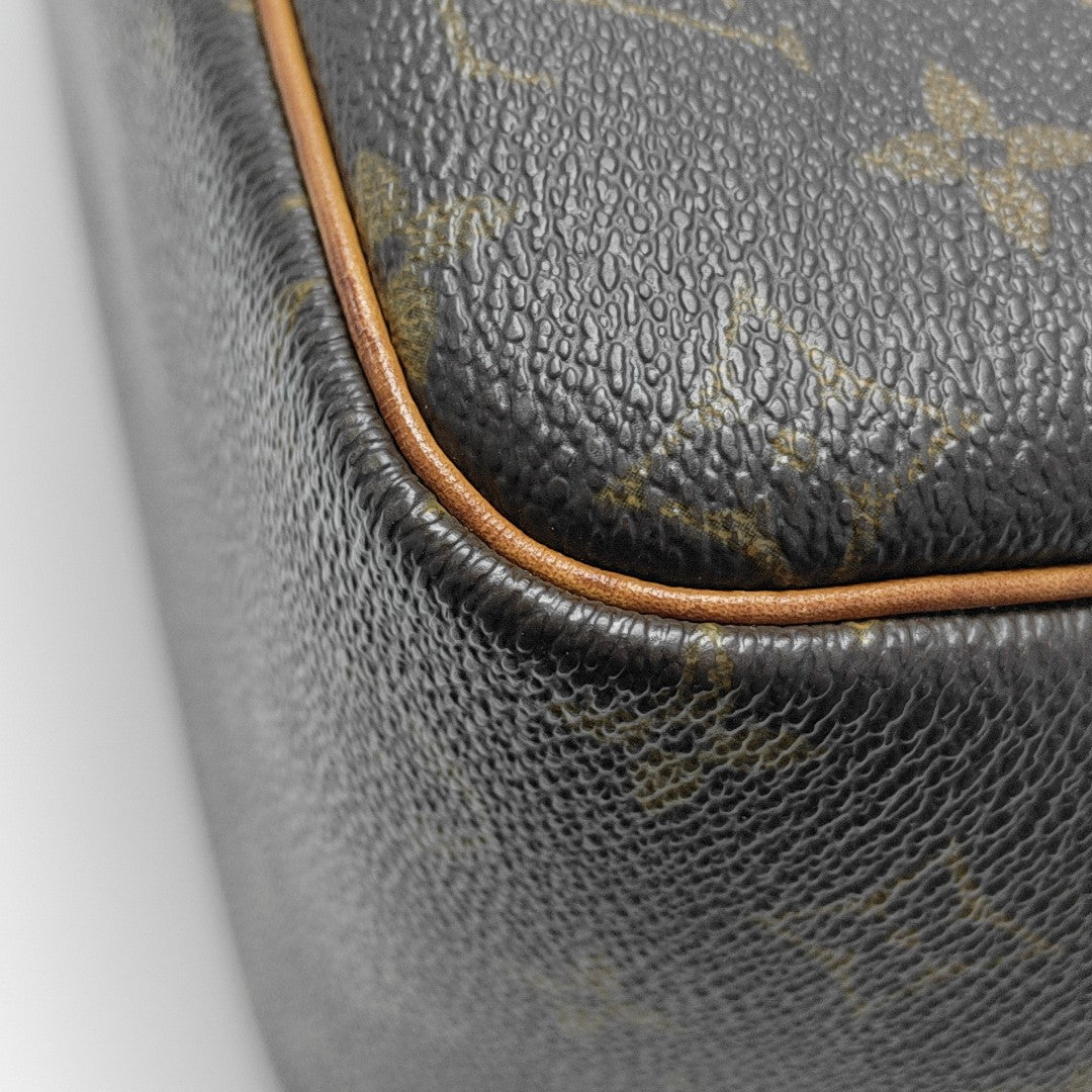 DEAUVILLE Monogram Coated Canvas Brown
