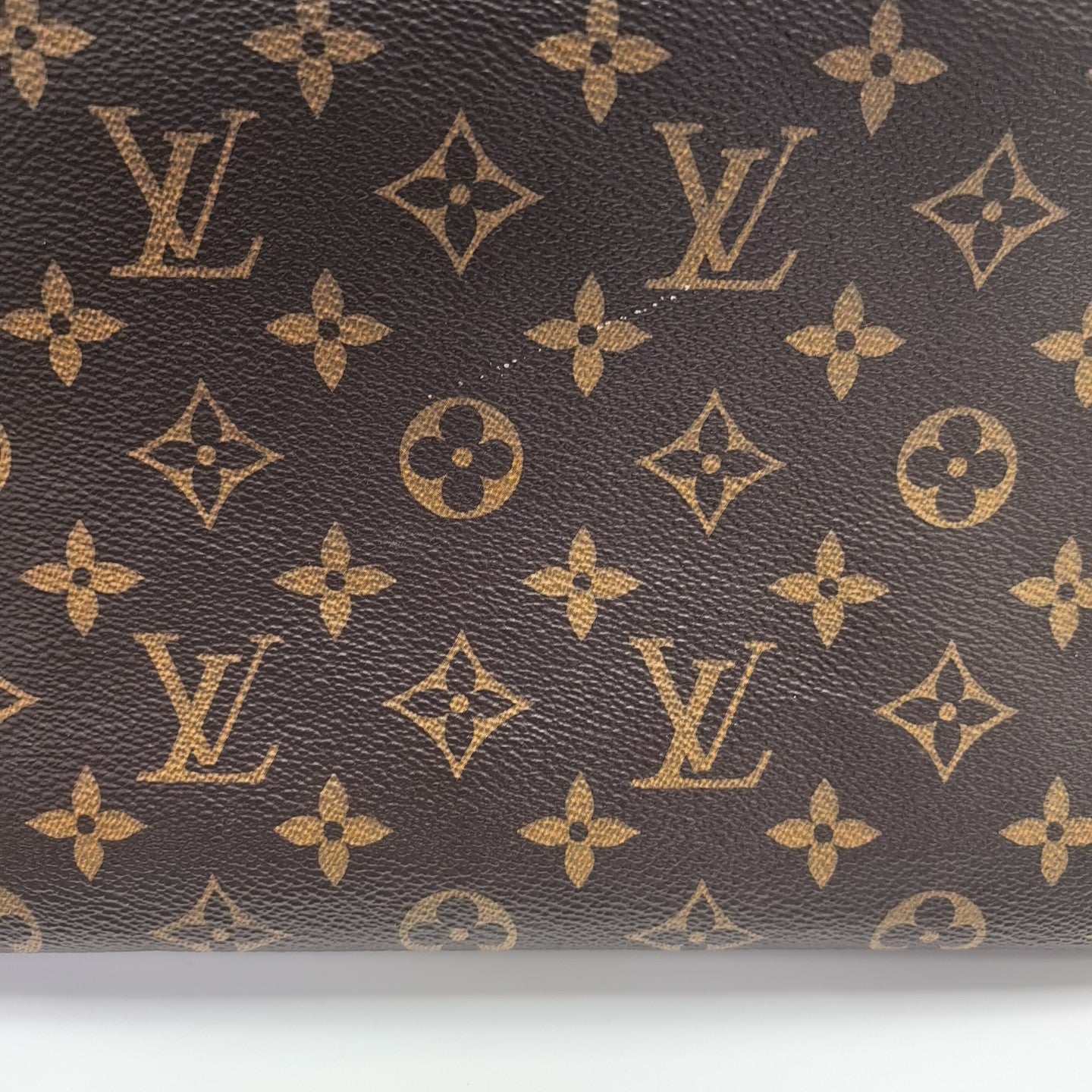 SPEEDY 30 Monogram Coated Canvas Brown