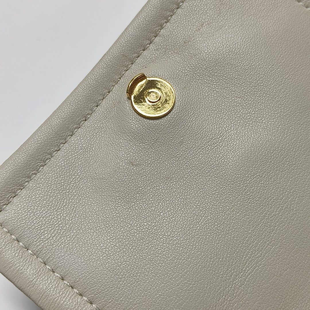 NOLITA Mini Quilted Lambskin White
