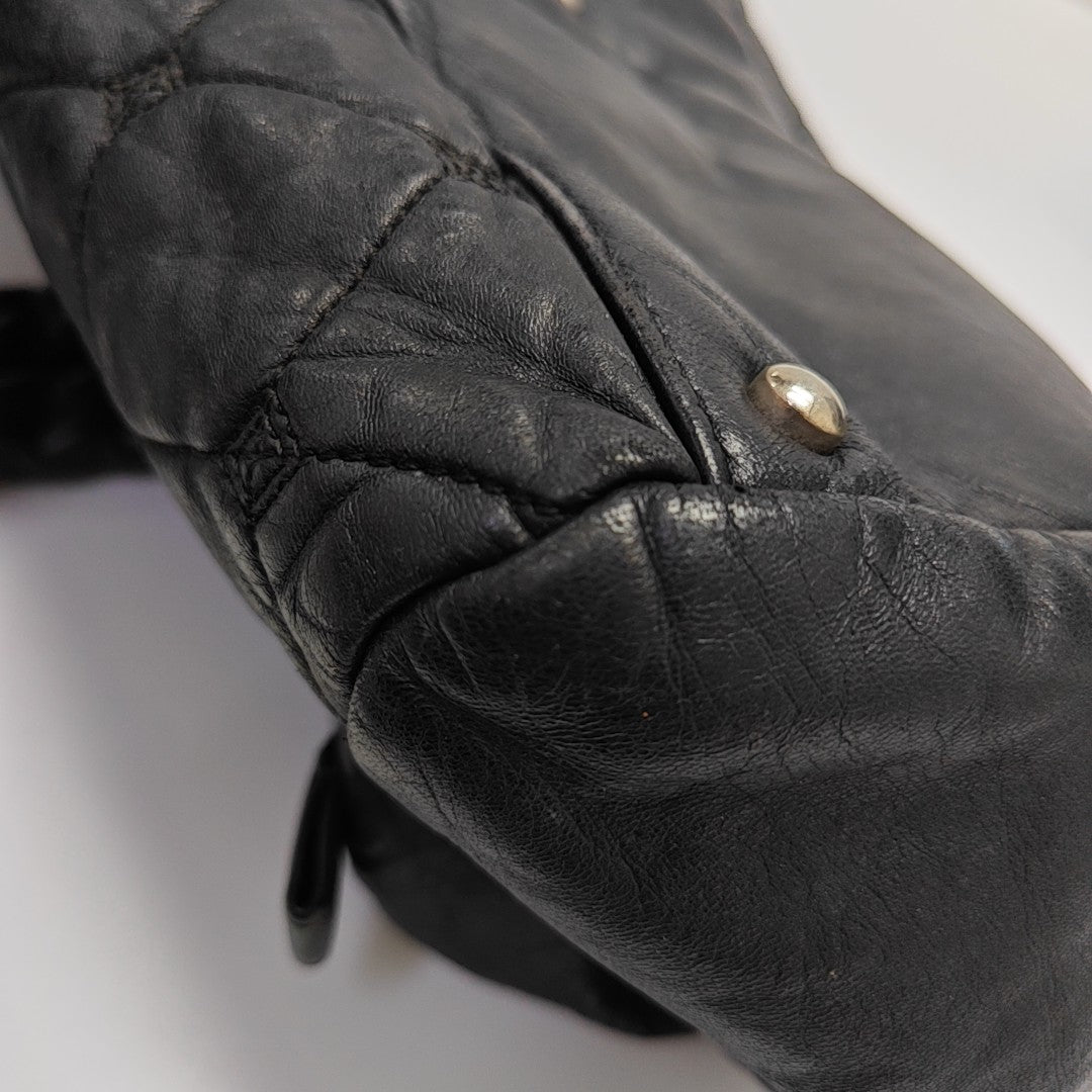 Quilted Lambskin Black