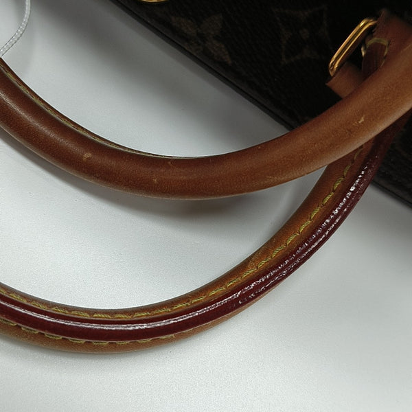 MONTAIGNE BB Monogram Coated Canvas Brown