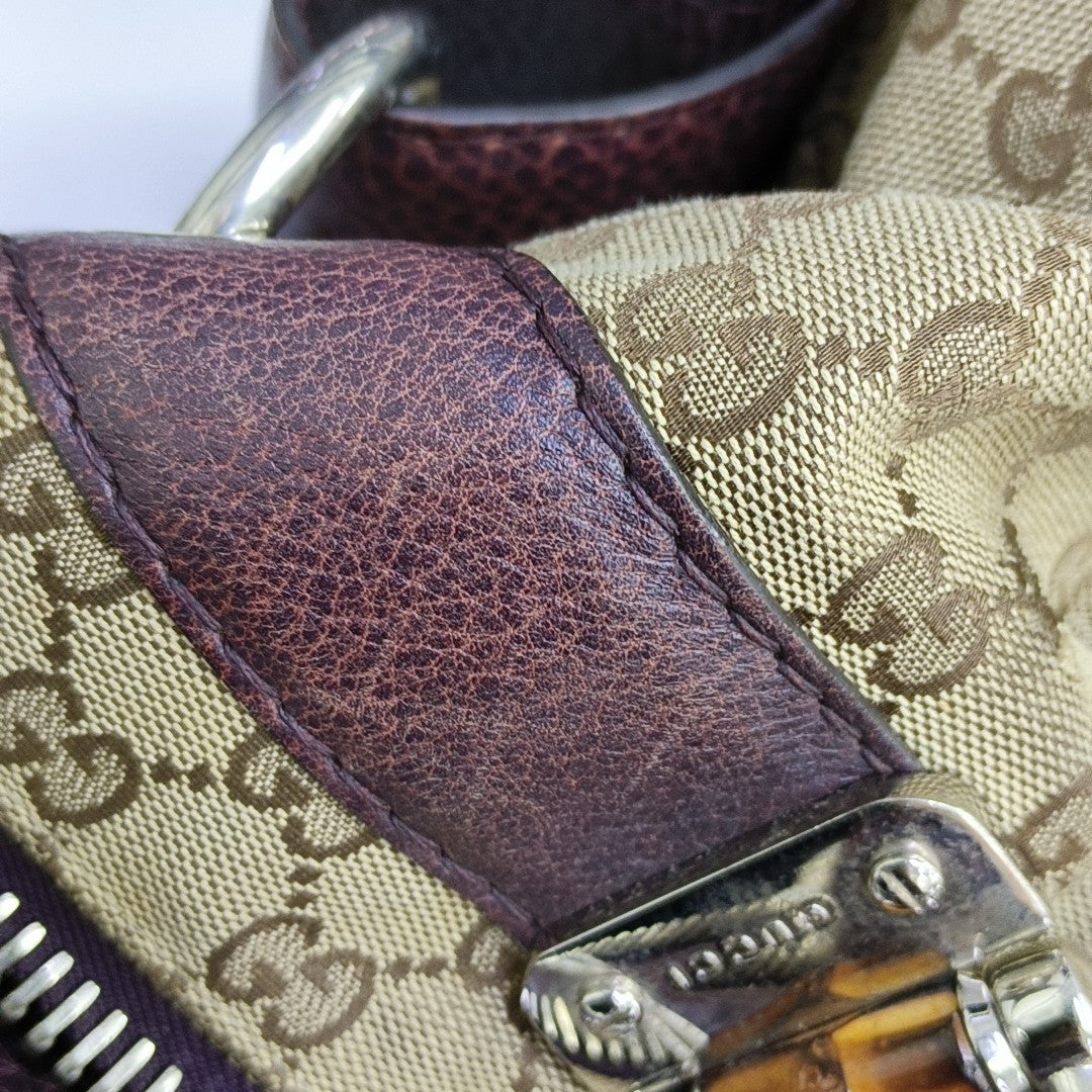 Bamboo 1947 Medium Monogram Canvas Beige
