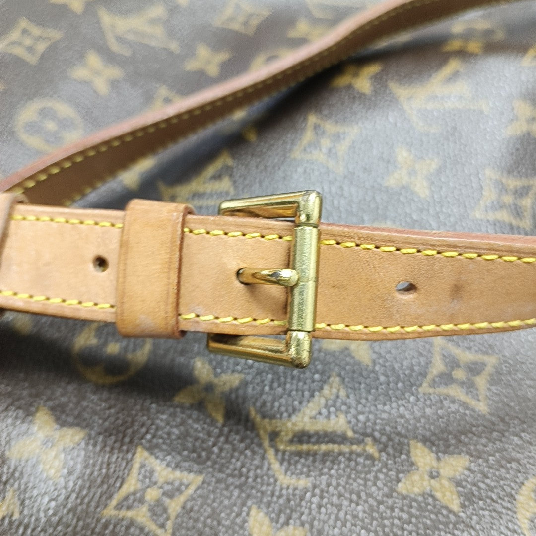 MUSETTE TANGO Monogram Coated Canvas Brown