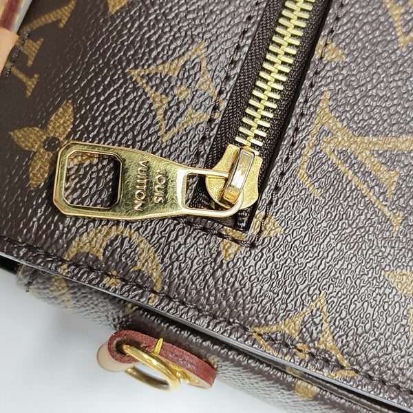 MÉTIS MM Monogram Coated Canvas Brown
