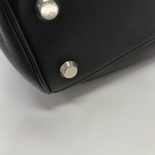 Calfskin Shoulder Bag Black