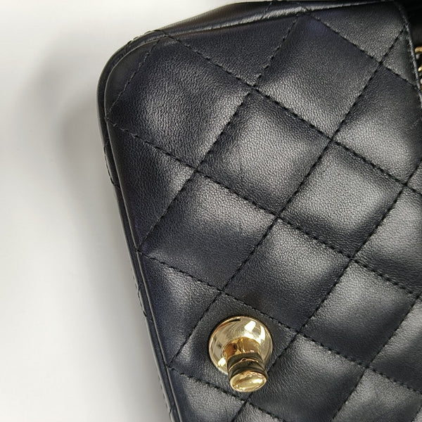 Quilted Lambskin Black