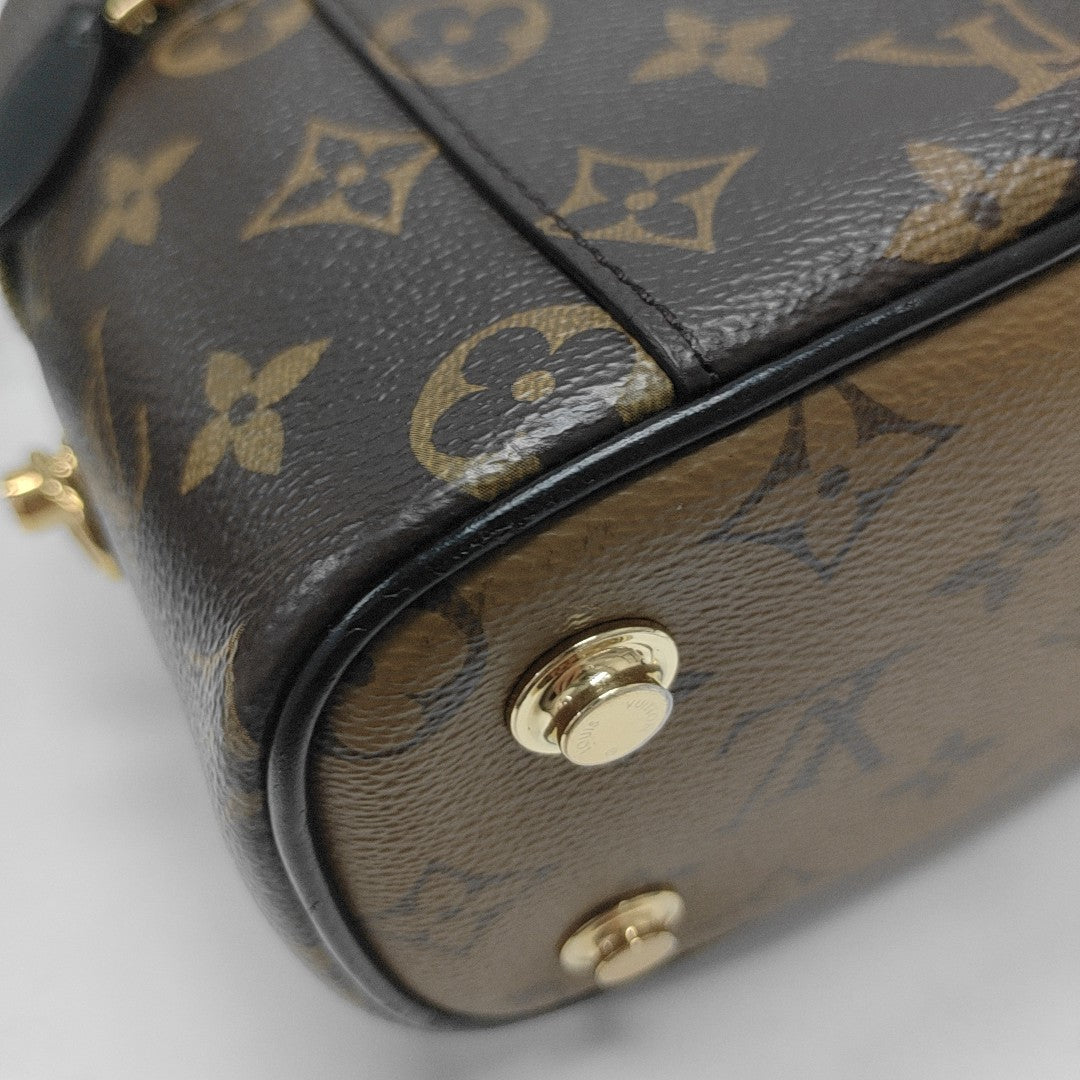 NICE Mini Monogram Coated Canvas Brown