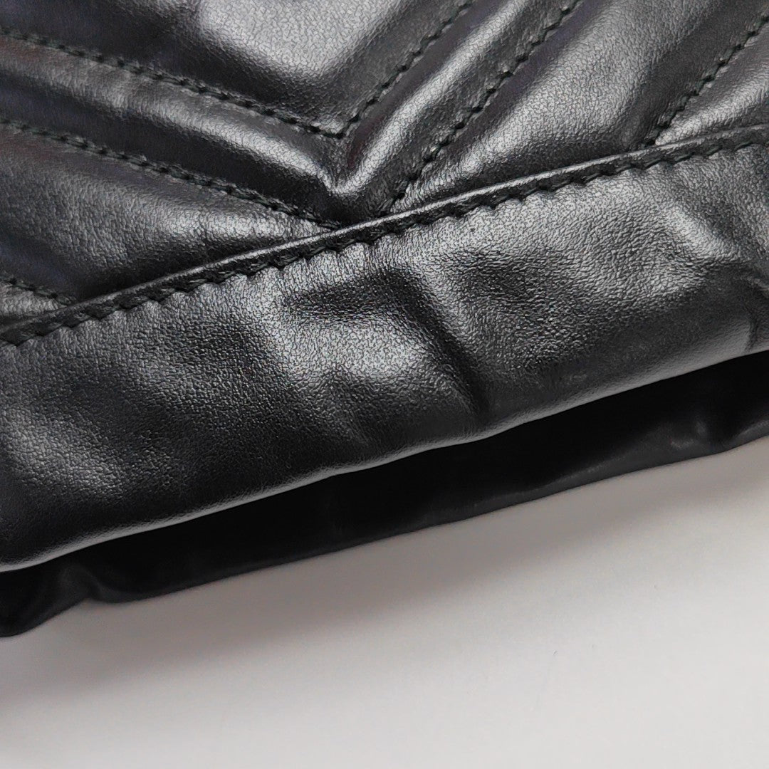 GG Marmont Mini Quilted Calfskin Black