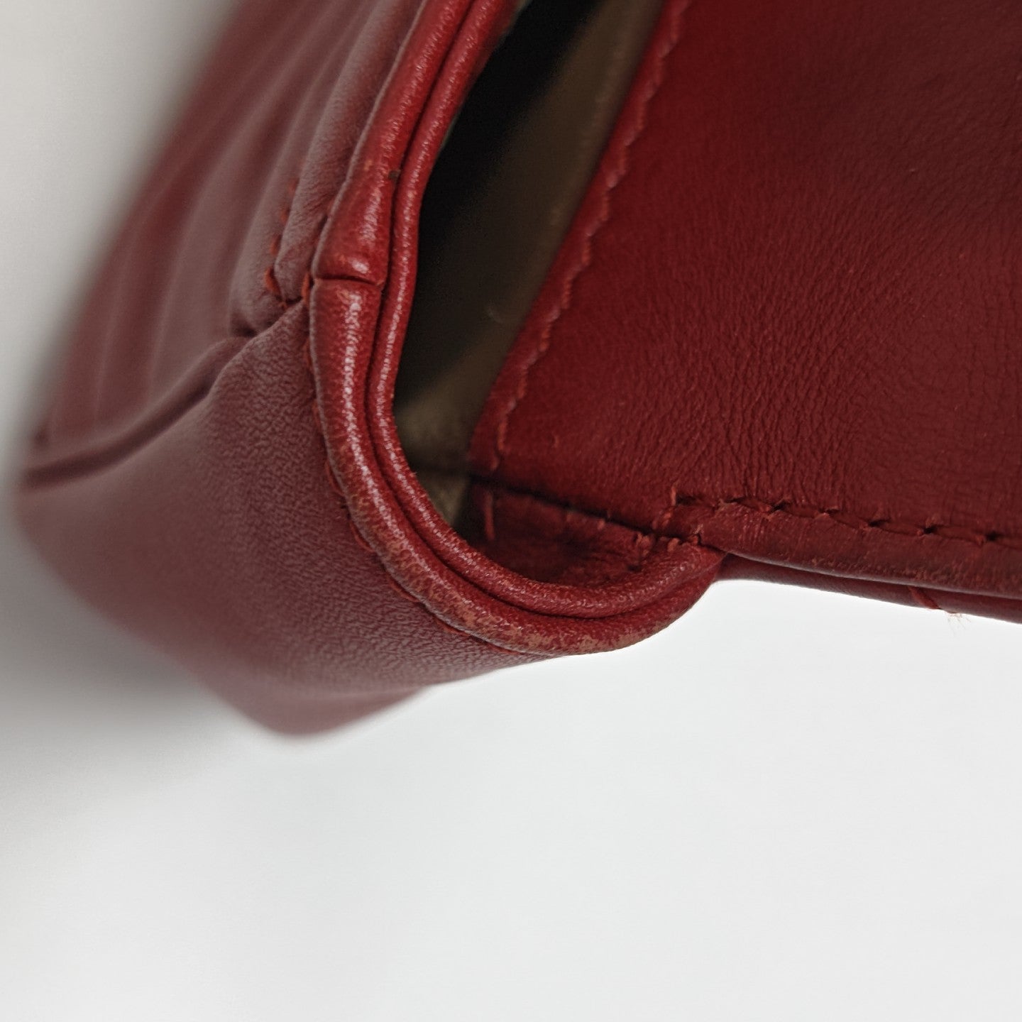 GG Marmont Mini Quilted Calfskin Red