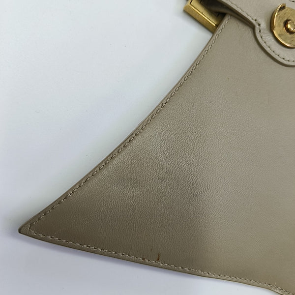 Downtown Small Calfskin Beige