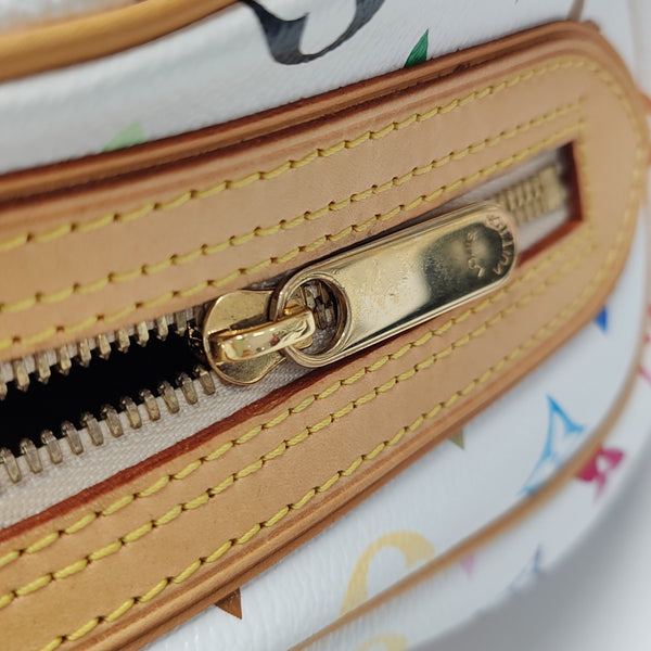 LV × TM PRISCILLA Monogram Coated Canvas White