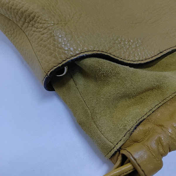 Calfskin Shoulder Bag Yellow
