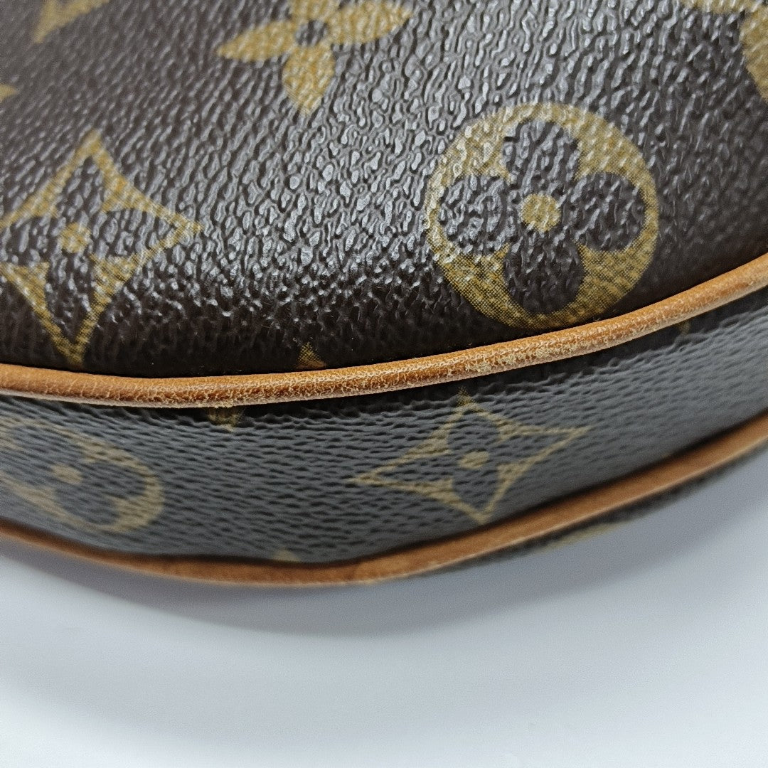 CROISSANT PM Monogram Coated Canvas Brown