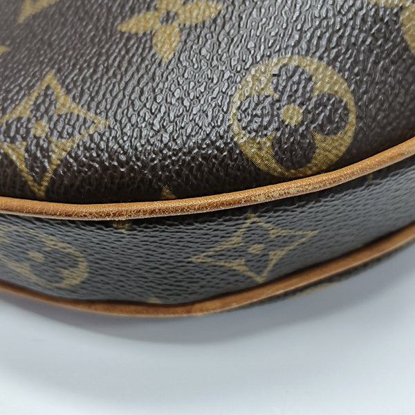 CROISSANT PM Monogram Coated Canvas Brown