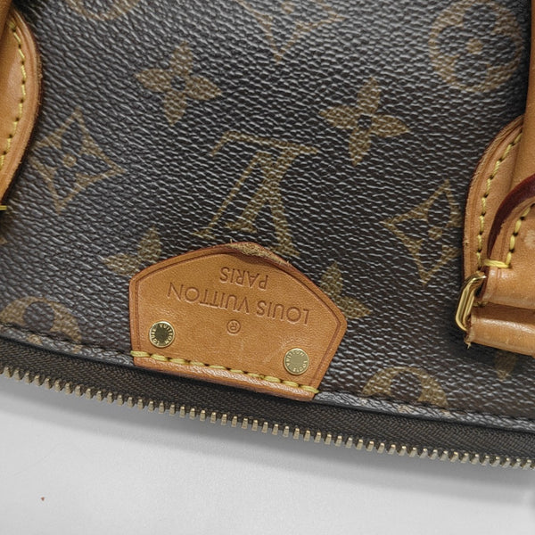 TURENNE Monogram Coated Canvas Brown