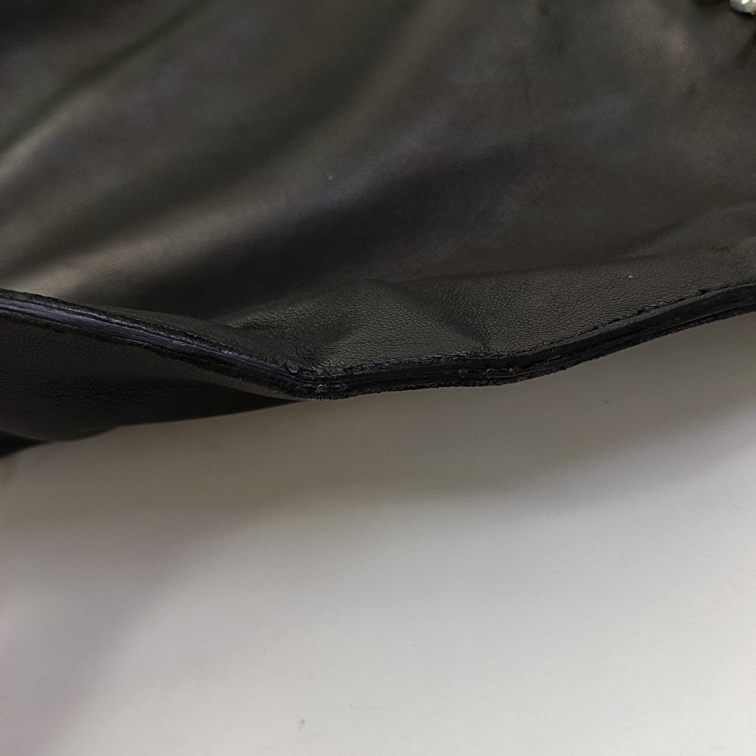 Lambskin Tote Bag Black