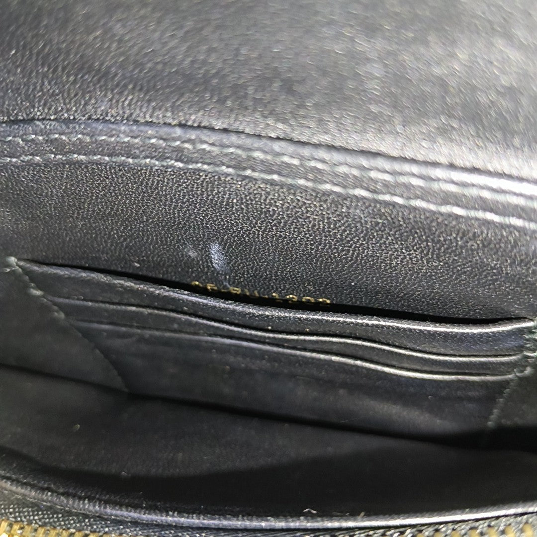 Dior Caro Small Cannage Calfskin Black