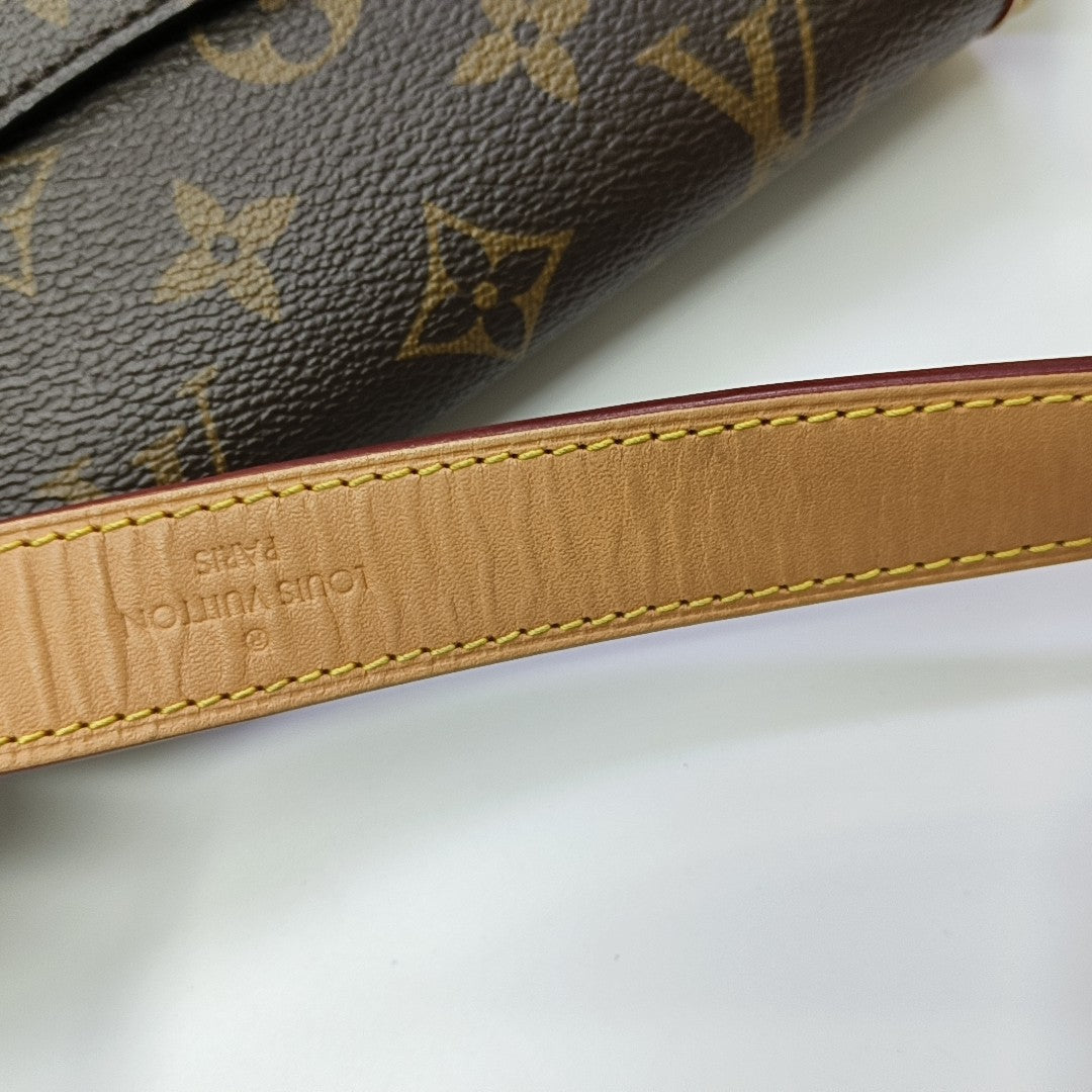DIANE Monogram Coated Canvas Brown