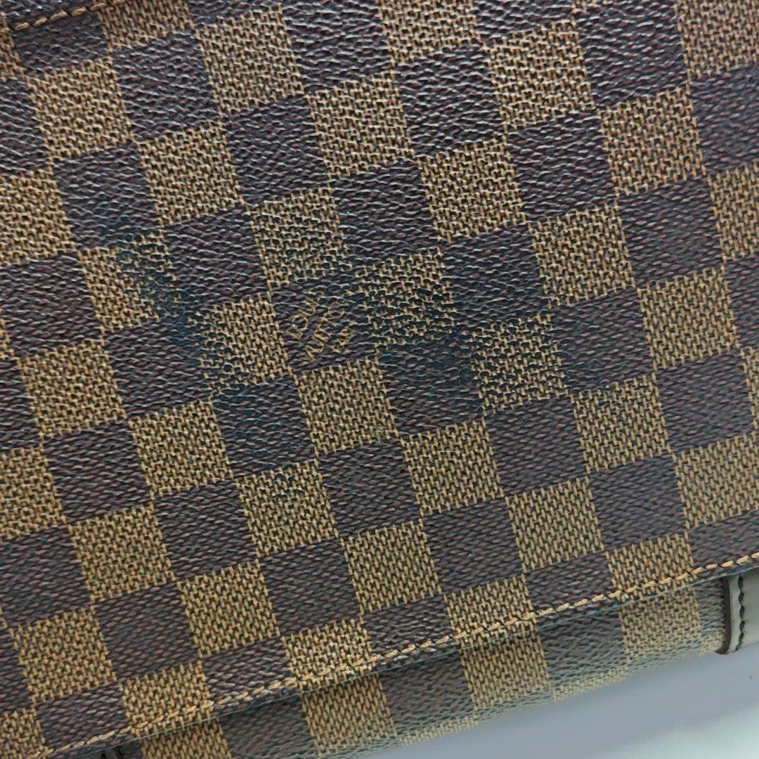 BERKELEY Damier Ebene Coated Canvas Brown
