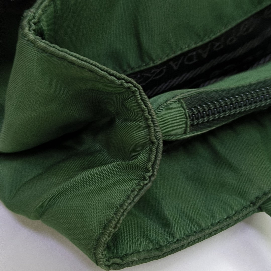 Nylon Tote Bag Green