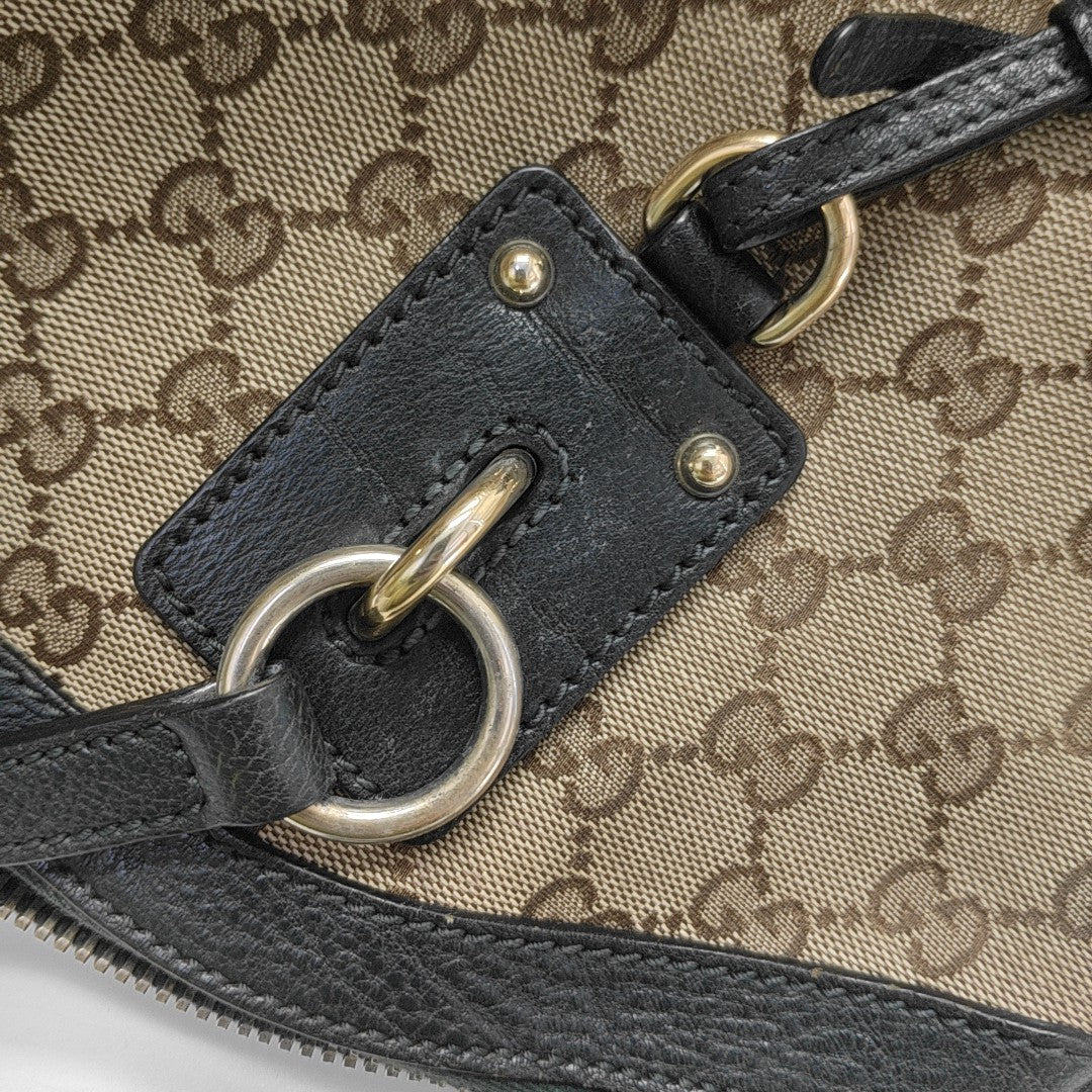 Monogram Canvas Tote Bag Beige