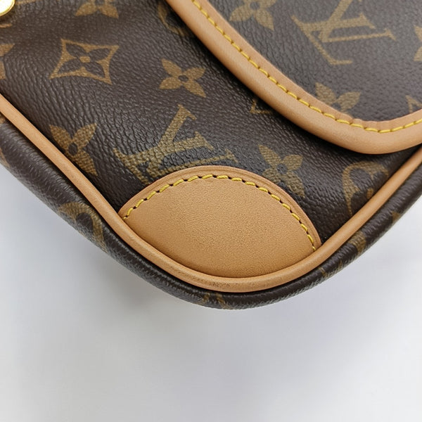 DIANE Monogram Coated Canvas Brown