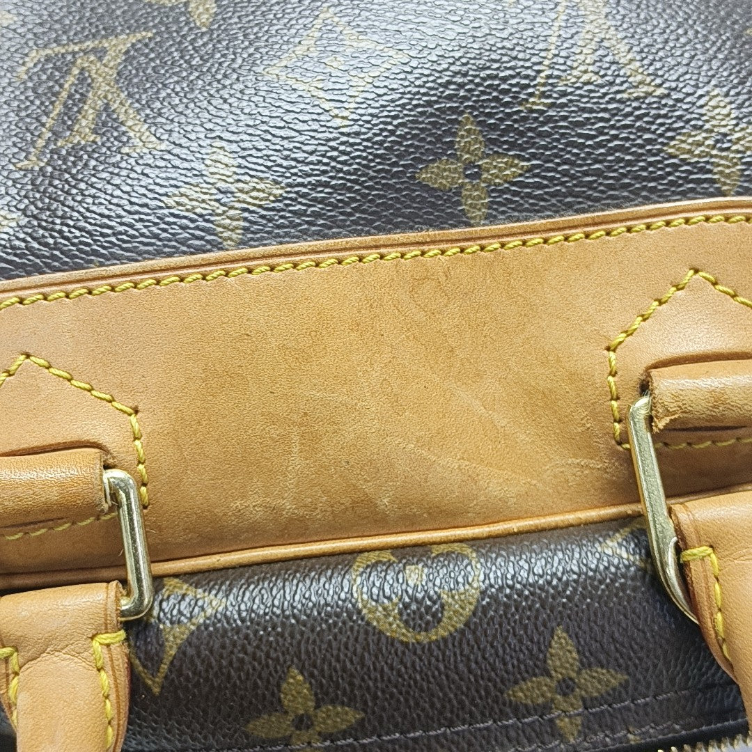 DEAUVILLE Monogram Coated Canvas Brown