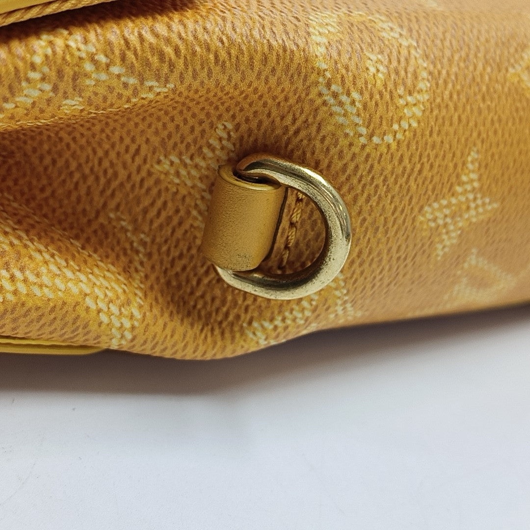 STEAMER Super Mini Monogram Coated Canvas Orange