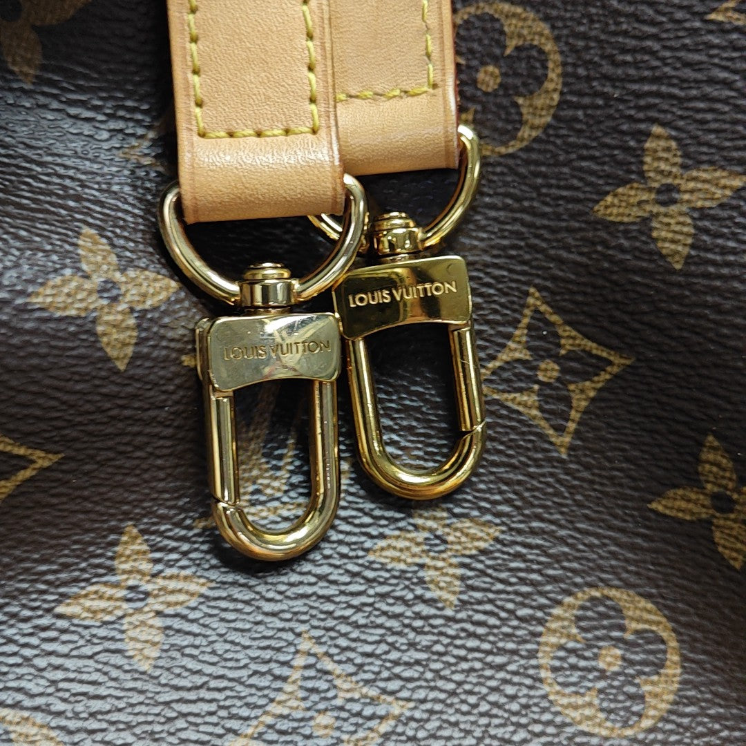 SPEEDY 25 Monogram Coated Canvas Brown