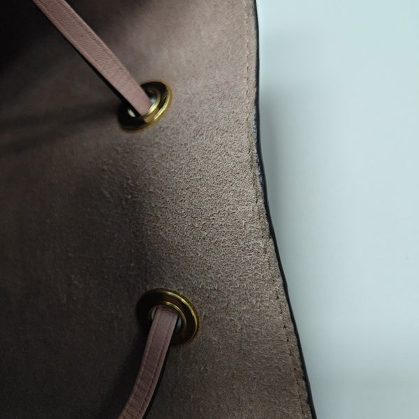 NÉONOÉ MM Monogram Coated Canvas Brown