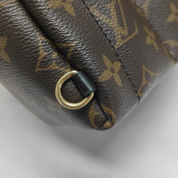 PALM SPRINGS Mini Monogram Coated Canvas Brown