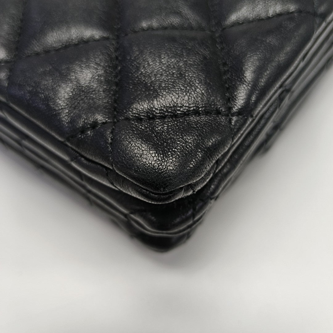 CLASSIC FLAP Small Quilted Lambskin Black
