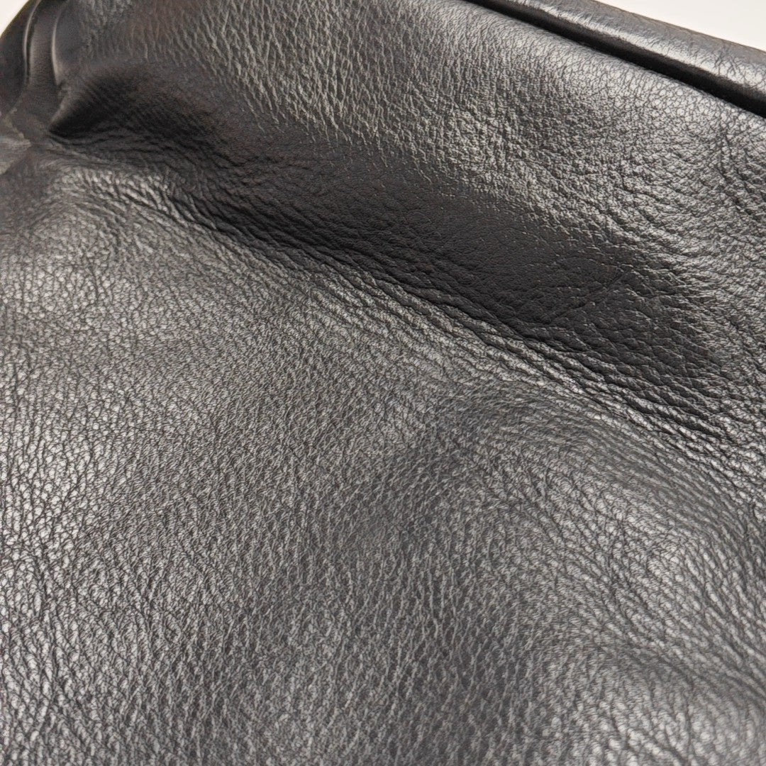 Calfskin Backpack Large Black