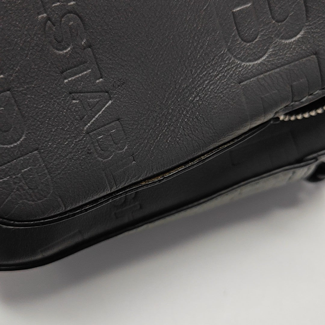 Calfskin Shoulder Bag Gray