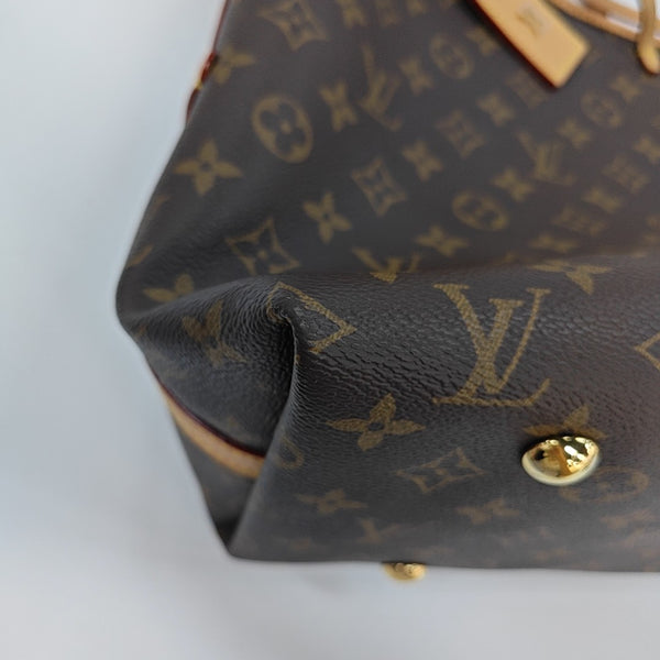 CARRYALL MM Monogram Coated Canvas Brown
