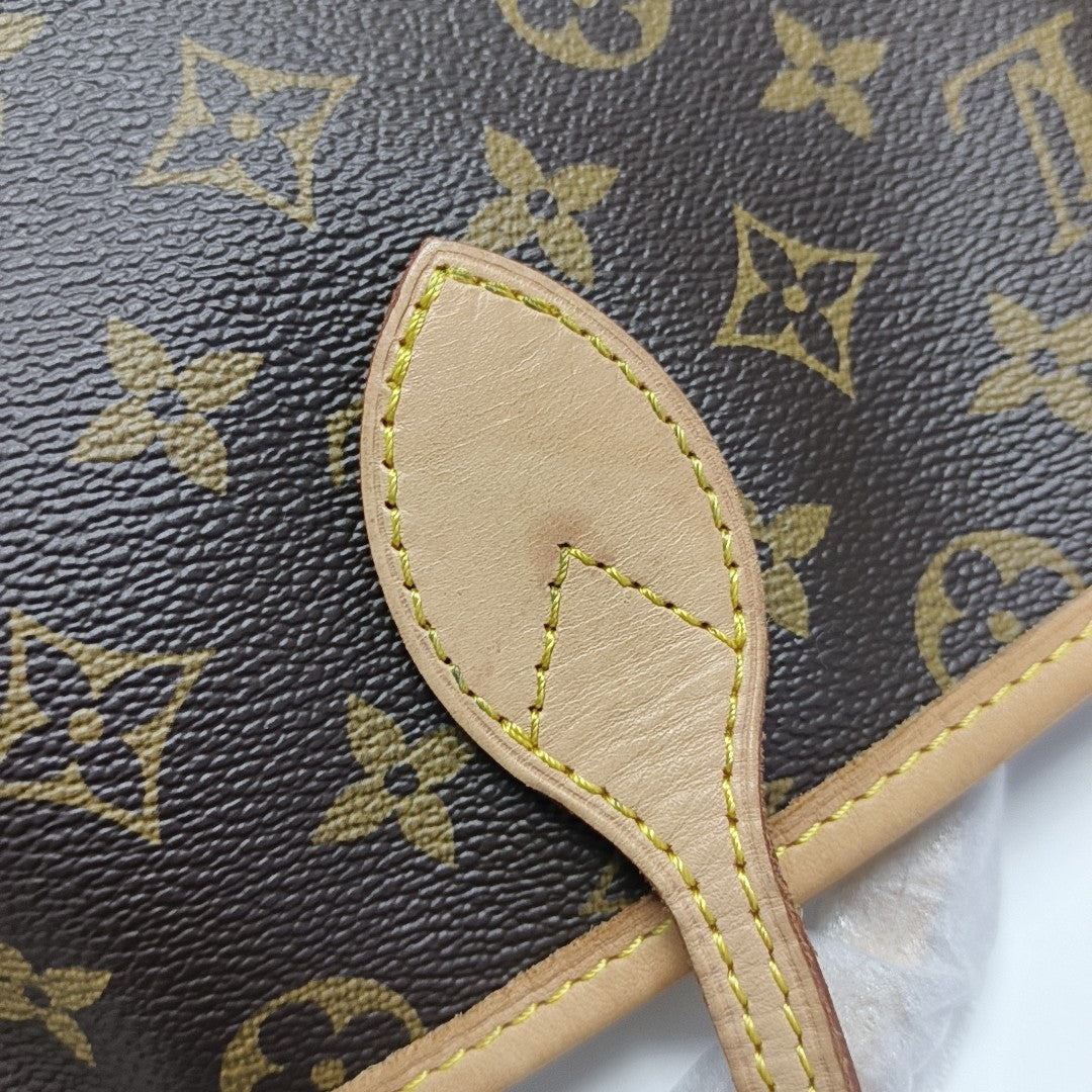 NEVERFULL INSIDE OUT GM Monogram Coated Canvas Brown