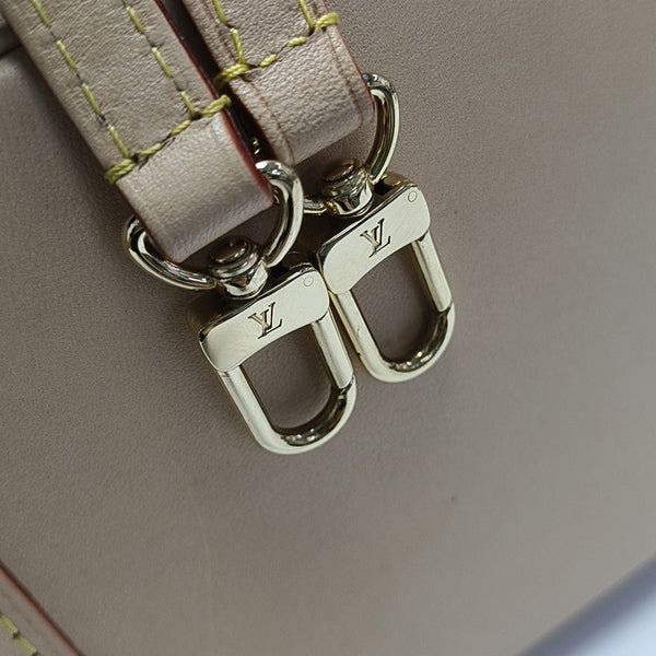 ALMA BB Monogram Coated Canvas Brown