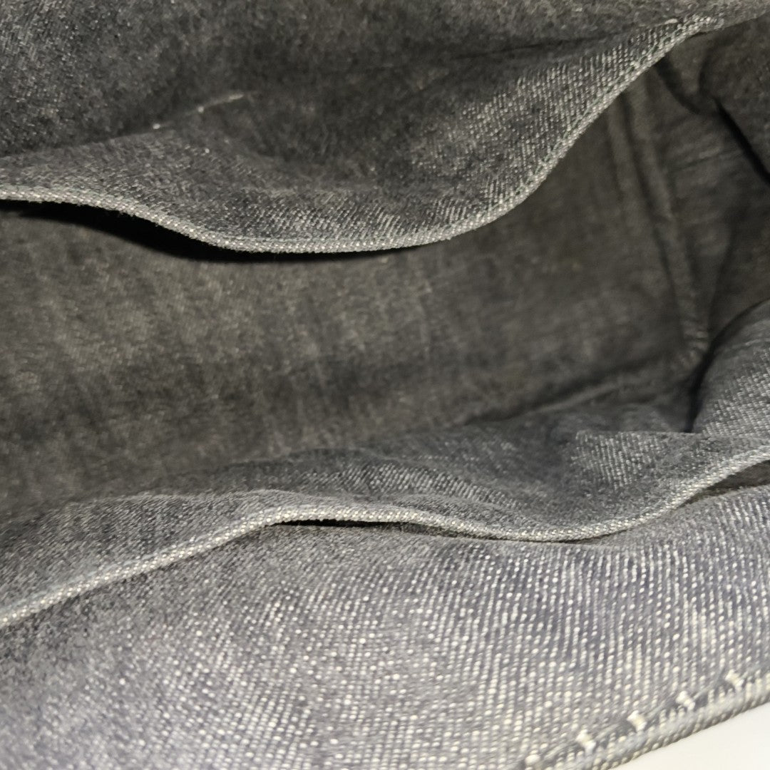 Denim Quilted Denim Black