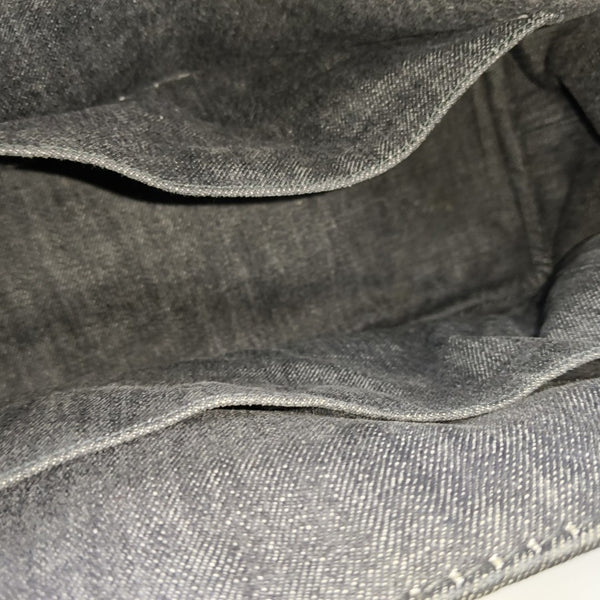 Denim Quilted Denim Black