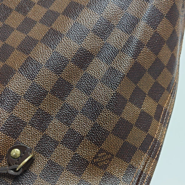 NEVERFULL GM Damier Ebene Coated Canvas Brown
