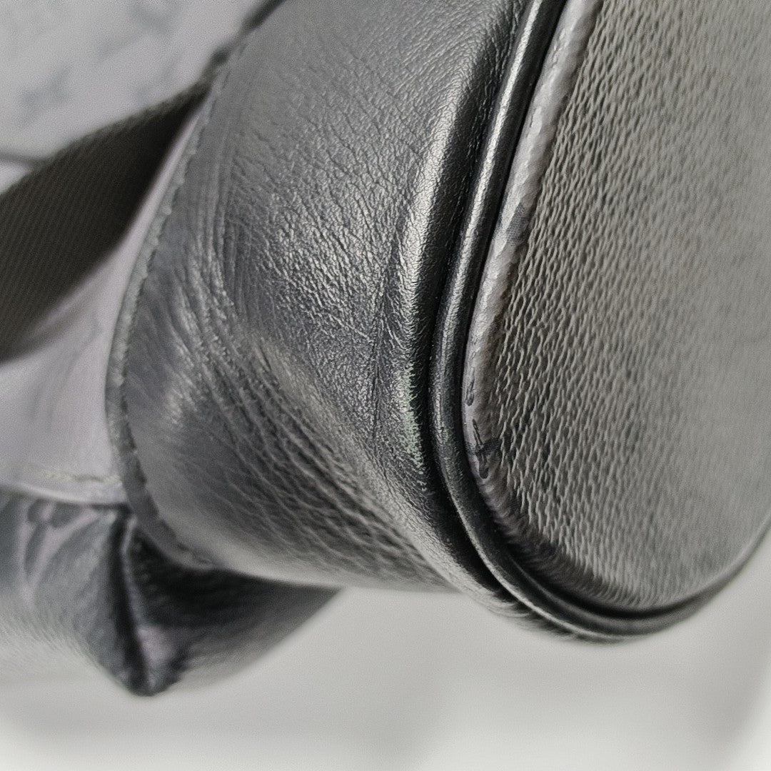 CHRISTOPHER Monogram Coated Canvas Gray