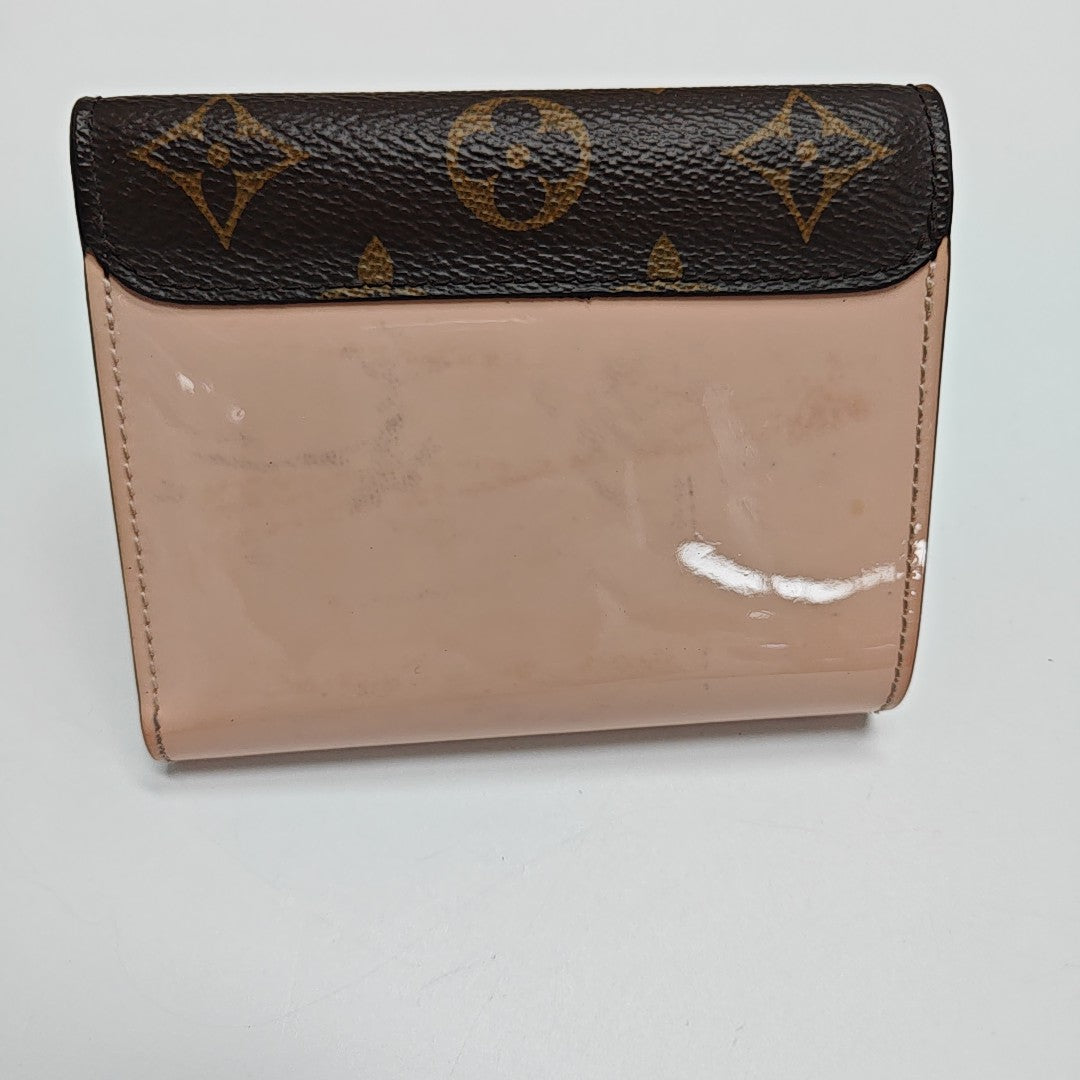CHERRYWOOD Monogram Calfskin Pink Wallet