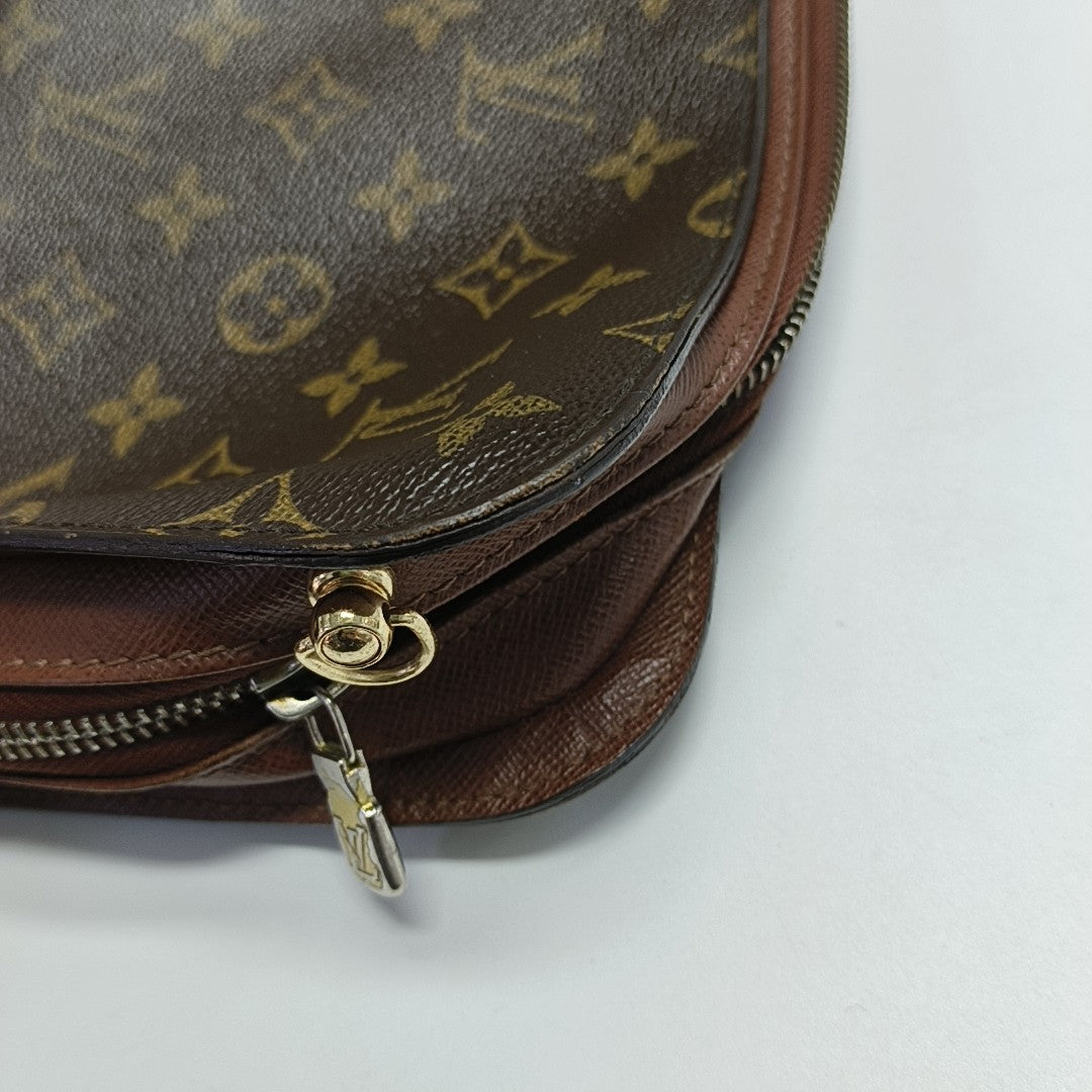 SAC BANDOULIERE Monogram Coated Canvas Brown